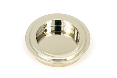 From The Anvil Polished Nickel 60mm Art Deco Round Pull