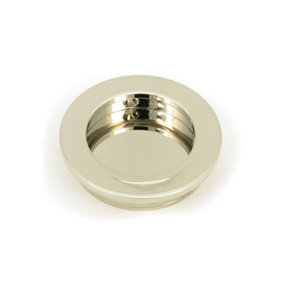 From The Anvil Polished Nickel 60mm Plain Round Pull