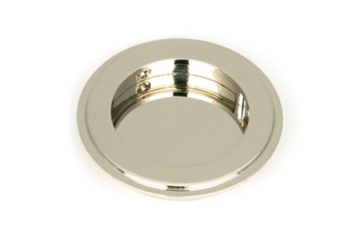 From The Anvil Polished Nickel 75mm Art Deco Round Pull