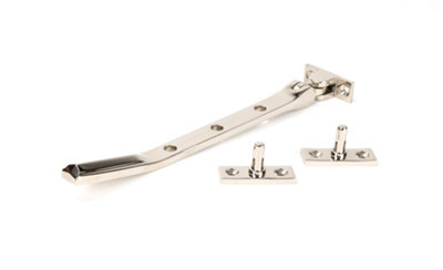 From The Anvil Polished Nickel Art Deco 8" Stay