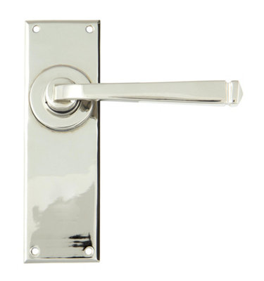 From The Anvil Polished Nickel Avon Lever Latch Set