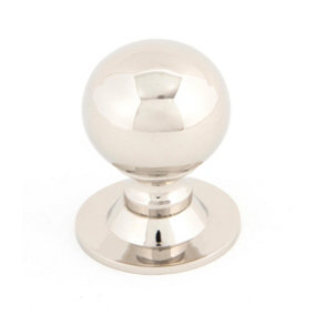 From The Anvil Polished Nickel Ball Cabinet Knob 31mm