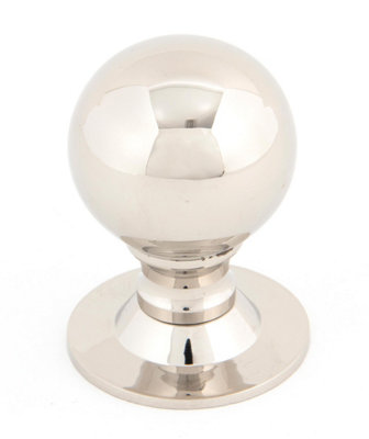 From The Anvil Polished Nickel Ball Cabinet Knob 39mm
