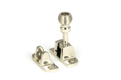 From The Anvil Polished Nickel Beehive Brighton Fastener (Radiused)