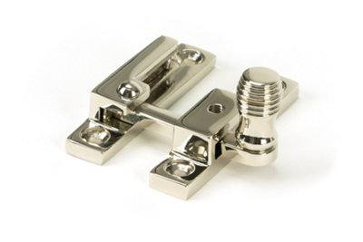 From The Anvil Polished Nickel Beehive Quadrant Fastener - Narrow