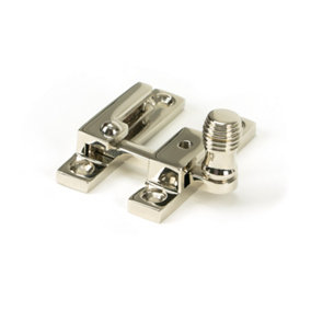 From The Anvil Polished Nickel Beehive Quadrant Fastener - Narrow