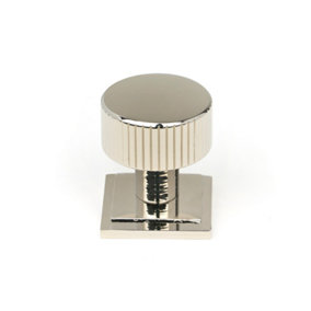 From The Anvil Polished Nickel Judd Cabinet Knob - 25mm (Plain)