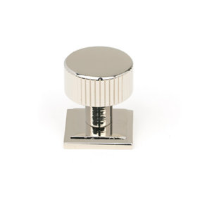 From The Anvil Polished Nickel Judd Cabinet Knob - 25mm (Square)