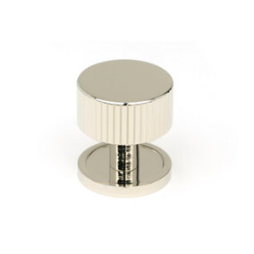 From The Anvil Polished Nickel Judd Cabinet Knob - 32mm (Plain)