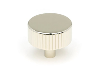 From The Anvil Polished Nickel Judd Cabinet Knob - 38mm (No rose)