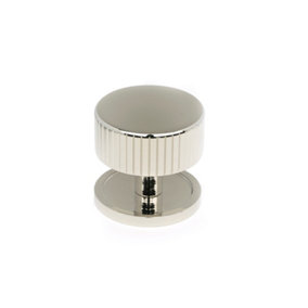 From The Anvil Polished Nickel Judd Cabinet Knob - 38mm (Plain)