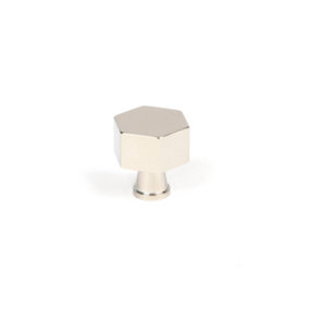 From The Anvil Polished Nickel Kahlo Cabinet Knob - 25mm