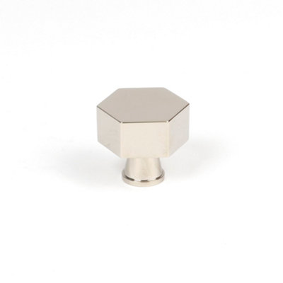 From The Anvil Polished Nickel Kahlo Cabinet Knob - 32mm
