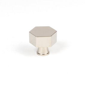From The Anvil Polished Nickel Kahlo Cabinet Knob - 32mm