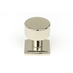 From The Anvil Polished Nickel Kelso Cabinet Knob - 25mm (Square)