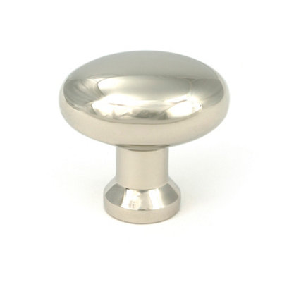 From The Anvil Polished Nickel Moore Cabinet Knob - 38mm