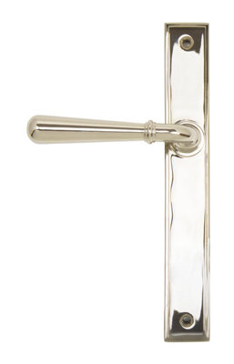 From The Anvil Polished Nickel Newbury Slimline Lever Latch Set