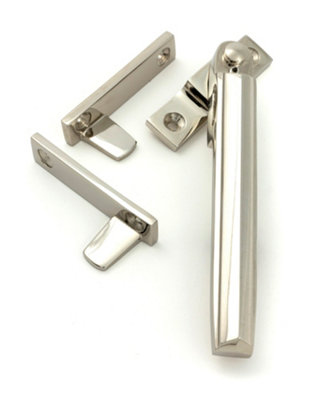 From The Anvil Polished Nickel Night-Vent Locking Art Deco Fastener