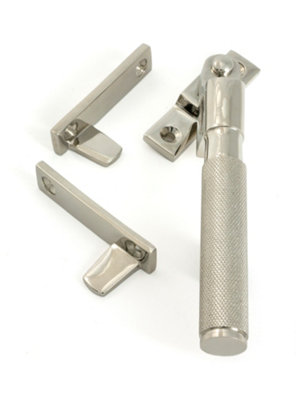 From The Anvil Polished Nickel Night-Vent Locking Brompton Fastener