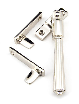 From The Anvil Polished Nickel Night-Vent Locking Hinton Fastener