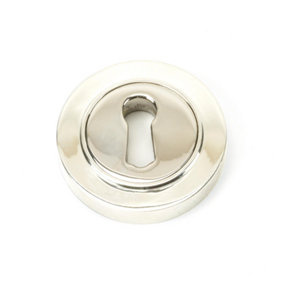 From The Anvil Polished Nickel Round Escutcheon (Plain)