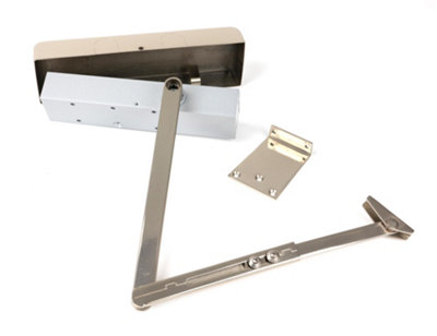 From The Anvil Polished Nickel Size 2-5 Door Closer & Cover