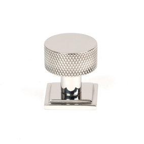 From The Anvil Polished SS (304) Brompton Cabinet Knob - 25mm (Square)
