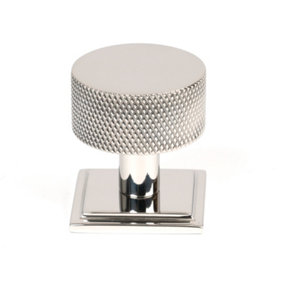 From The Anvil Polished SS (304) Brompton Cabinet Knob - 32mm (Square)