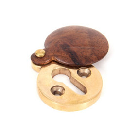 From The Anvil Rosewood 30mm Round Escutcheon