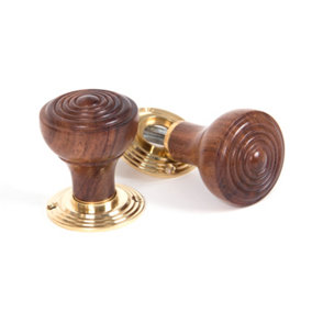 From The Anvil Rosewood Ringed Mortice/Rim Knob Set