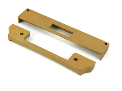 From The Anvil Satin Brass  1/2" Rebate Kit for Euro Dead Lock