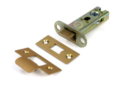 From The Anvil Satin Brass 3" Heavy Duty Latch