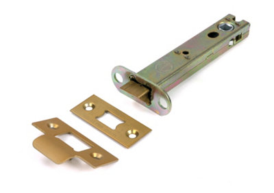 From The Anvil Satin Brass 5" Heavy Duty Latch