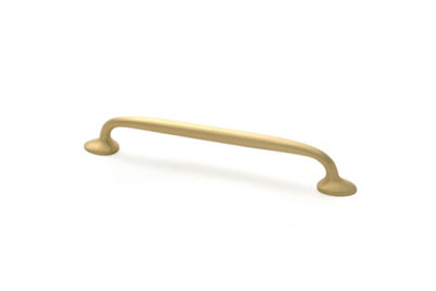 From The Anvil Satin Brass Moore Pull Handle - Medium
