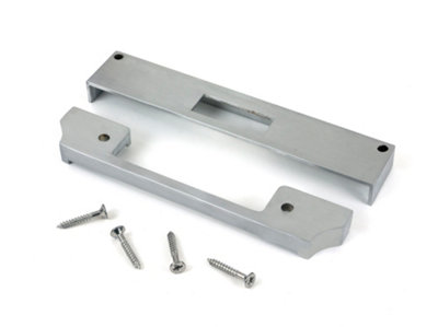 From The Anvil Satin Chrome  1/2" Rebate Kit for Euro Dead Lock