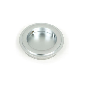 From The Anvil Satin Chrome 60mm Art Deco Round Pull