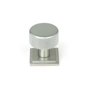 From The Anvil Satin Chrome Brompton Cabinet Knob - 25mm (Square)