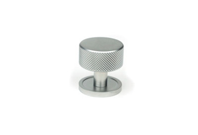 From The Anvil Satin Chrome Brompton Cabinet Knob - 32mm (Plain)