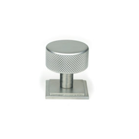 From The Anvil Satin Chrome Brompton Cabinet Knob - 32mm (Square)