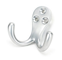 From The Anvil Satin Chrome Celtic Double Robe Hook