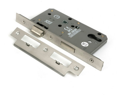 From The Anvil Satin Chrome Euro Din Sash Lock - 60mm Backset/72mm Centre