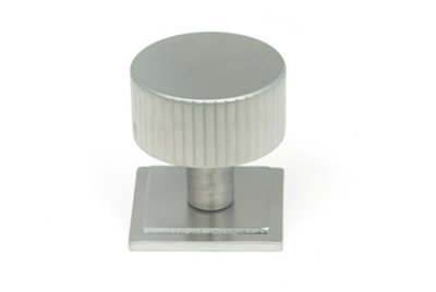 From The Anvil Satin Chrome Judd Cabinet Knob - 32mm (Square)