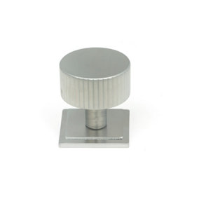 From The Anvil Satin Chrome Judd Cabinet Knob - 32mm (Square)