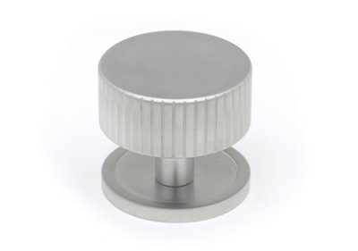 From The Anvil Satin Chrome Judd Cabinet Knob - 38mm (Plain)