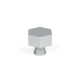 From The Anvil Satin Chrome Kahlo Cabinet Knob - 32mm