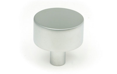 From The Anvil Satin Chrome Kelso Cabinet Knob - 32mm (No rose)