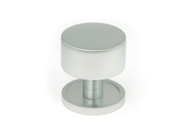 From The Anvil Satin Chrome Kelso Cabinet Knob - 32mm (Plain)