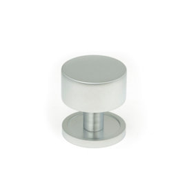 From The Anvil Satin Chrome Kelso Cabinet Knob - 32mm (Plain)