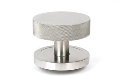 From The Anvil Satin Marine SS (316) Brompton Centre Door Knob (Plain)