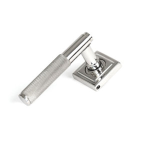 From The Anvil Satin Marine SS (316) Brompton Lever on Rose Set (Square)